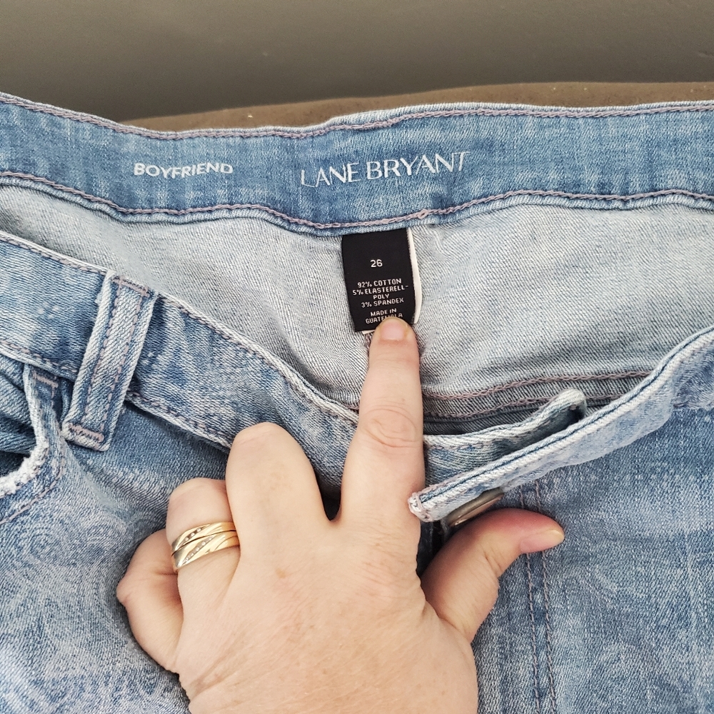 Lane Bryant Boyfriend capris